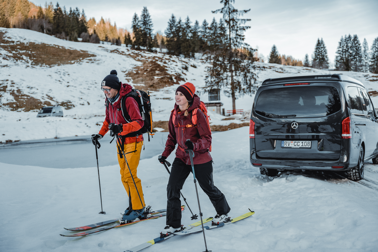 Wintercamping mit dem Camper Van