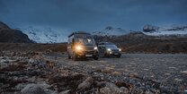 Kompakte Campingbusse unterwegs in Island